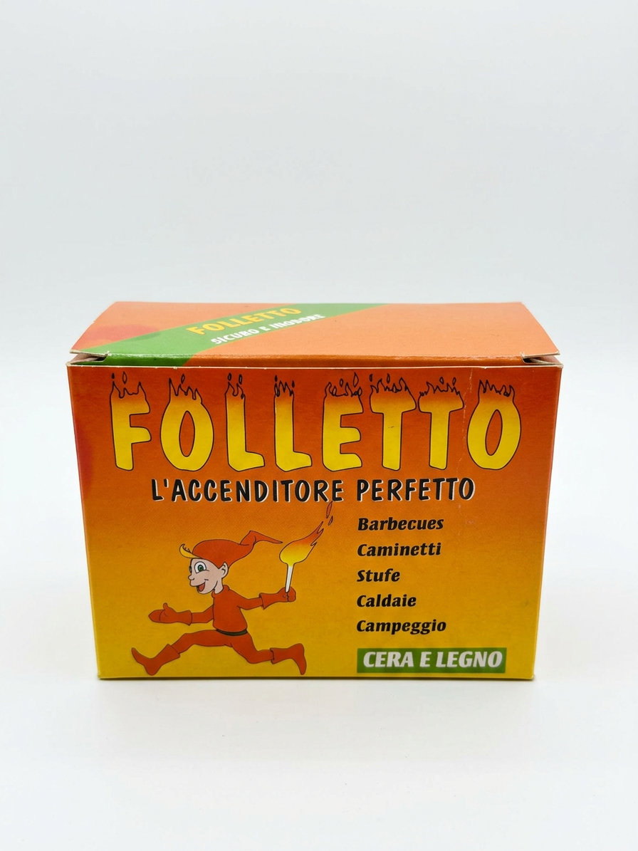 Accendifuoco ecologico inodore marca Folletto